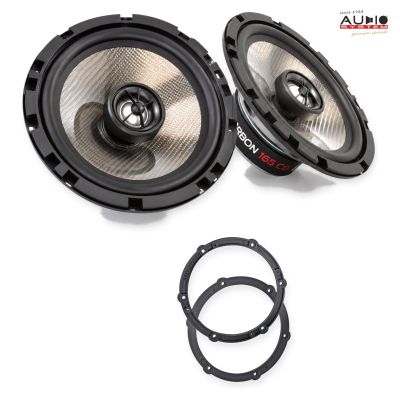 Pachet difuzoare Toyota Aygo 2005-2014 Audio System CARBON coaxiale dedicate uși spate