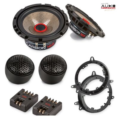 Pachet difuzoare Toyota Matrix 2002-2011 Audio System CARBON componente dedicate uși față
