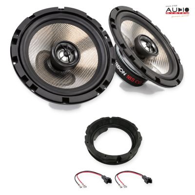 Pachet difuzoare Audi Q5 (8R) 2008-2017 Audio System CARBON coaxiale dedicate uși spate