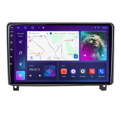Navigatie Peugeot 407 2004-2011  Android Ecran QLED octa core 4+64 carplay android auto KIT-407+EDT-E309V3