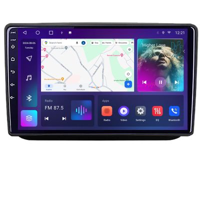 Navigatie Skoda Fabia 2 2009-2014 Android Ecran QLED octa core 4+64 carplay android auto KIT-fabia2+EDT-E310V3