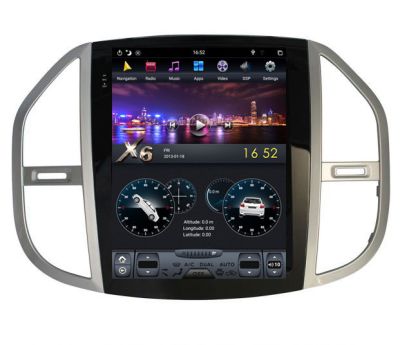 Navigatie Mercedes Vito 2016- cu Android GPS Bluetooth Radio Internet procesor 8 core 8+128 si ecran tip Tesla