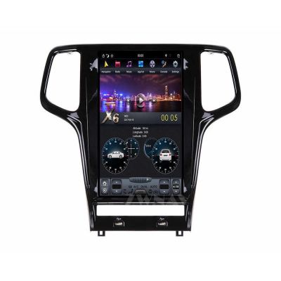Navigatie Jeep Grand Cherokee 2014-2017 cu Android GPS Bluetooth Radio Internet procesor tip Tesla