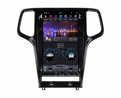 Navigatie Jeep Grand Cherokee 2014-2017 cu Android GPS Bluetooth Radio Internet procesor tip Tesla